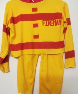 Kids Costumes to Hire - Yellow Fireman boy - Top & Pants